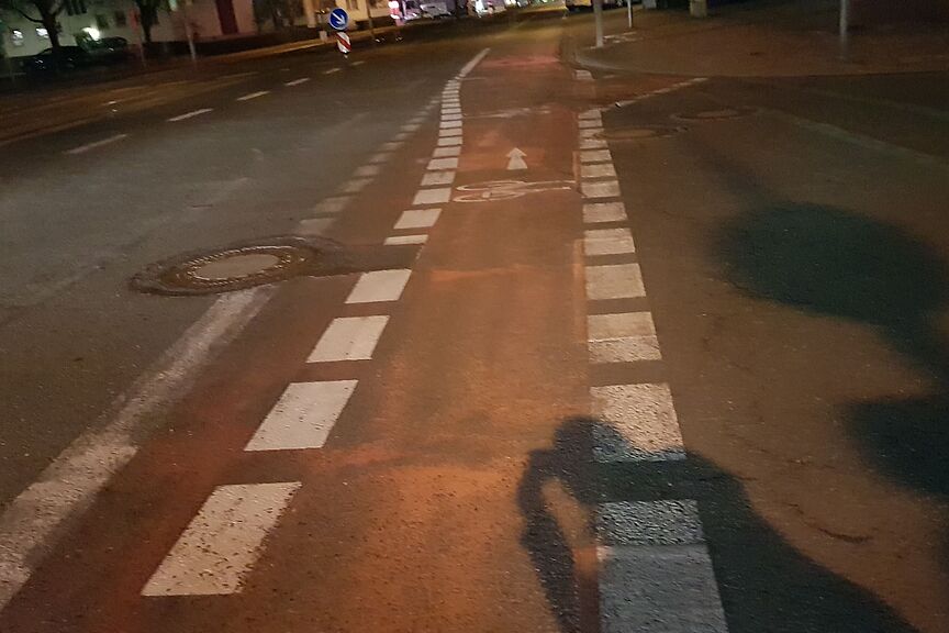 Veloroute 8 nach einem Jahr